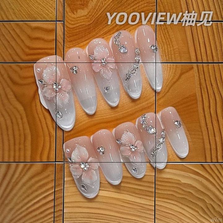 高级感穿戴甲2025新款高级感穿戴甲中长款新款穿戴甲穿戴甲美甲