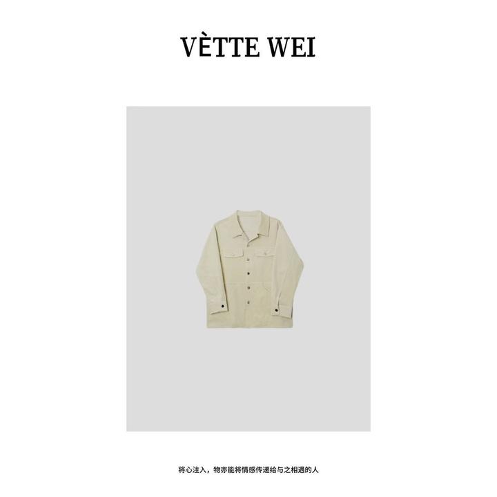 VÈTTE  WEI  经典口袋设计灯芯绒外套  86276