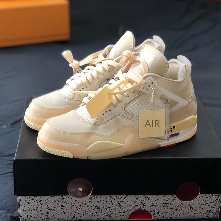 某物渠道鞋~正品aj4经典高帮夏季透气运动休闲男款女情侣篮球板鞋