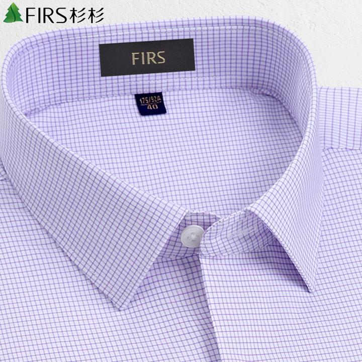 杉杉加绒保暖衬衫男款鹅绒内胆高品质高奢冬季新款中老年宽松衬衣