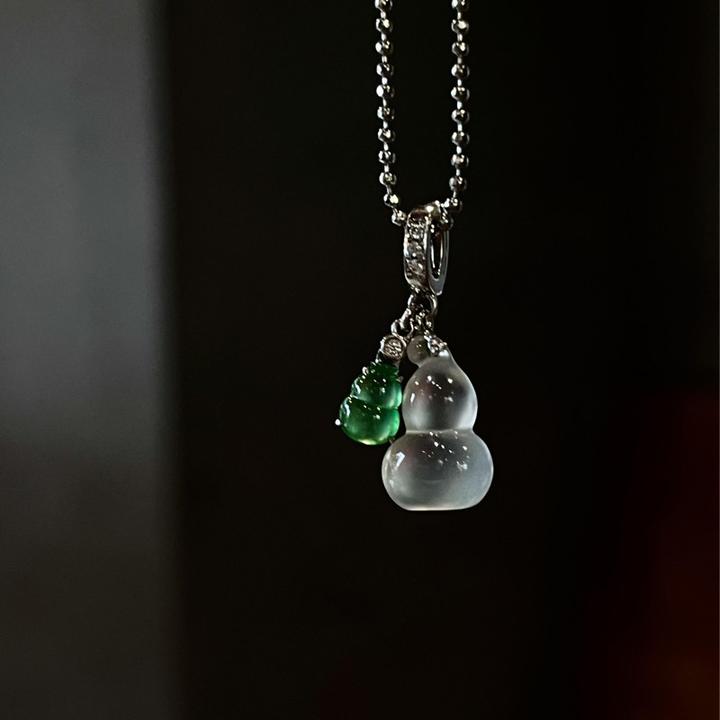 diy配件轻奢小众设计中式小提溜配饰葫芦万能扣吊坠小滴溜精致款