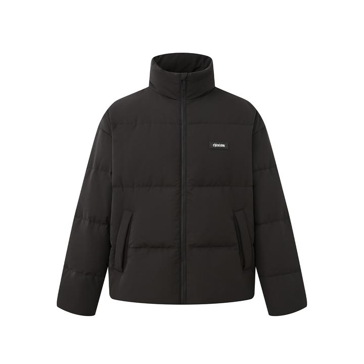 CHINISM赤尘 白鸭绒立领轻薄羽绒服男冬季美式潮牌男士短款外套