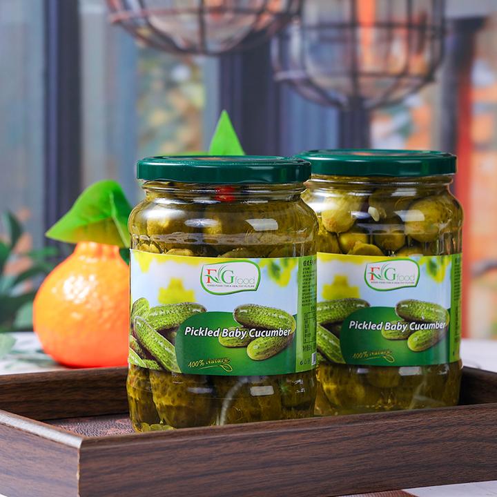 包邮俄式风味酸黄瓜越南原装进口酸脆爽口腌制泡菜小青鲜乳瓜680g