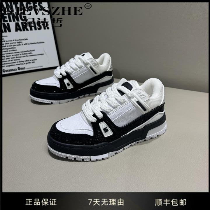 纪诗哲轻奢男鞋冬季新款厚底增高板鞋男软底透气干净感痞帅男鞋白