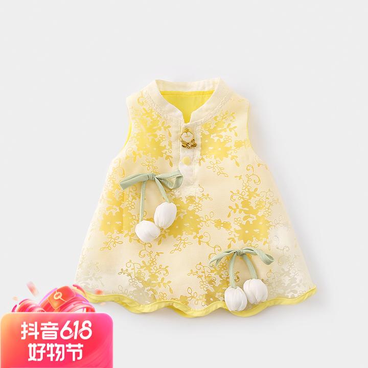 【店铺热销新品】夏季新款儿童连衣裙可爱洋气裙子宝宝外出礼服短