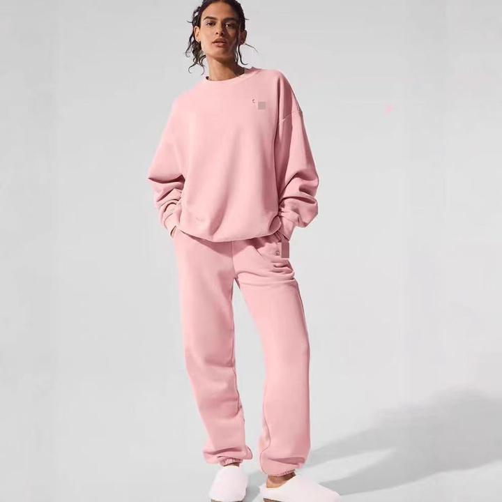 春秋女装长袖仙气飘飘多巴胺服装女酷飒风女装休闲感现卫衣女款套