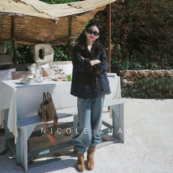 4NKN119【贵姐NICOLE】土耳其进口面料设计师高端定制休闲牛仔裤