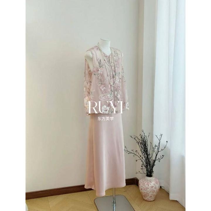 入艺895【YI云想衣裳】新中式绝美重工亮片绣花马甲国风-RY2530403