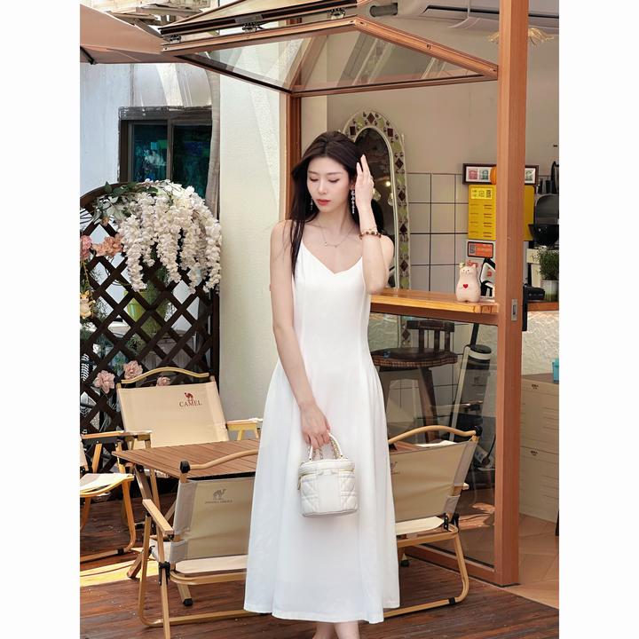 St&Sat/星期六【情书】穿搭黑色裙子百搭法式时尚气质显瘦连衣裙女