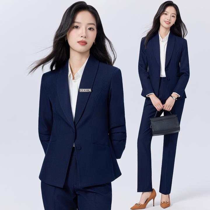 高级感西装套装女秋冬2025新款气质职业装正装酒店经理前台工作服