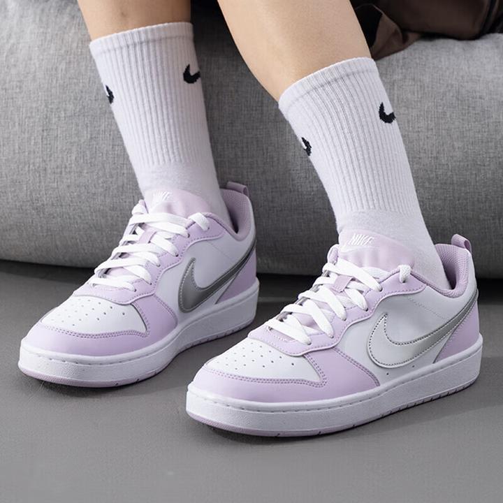 NIKE/耐克青少年鞋2025夏季新款粉色休闲板鞋潮流低帮运动鞋