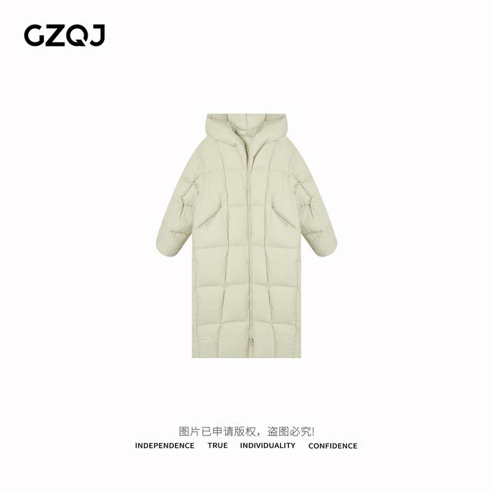 老琴私服【冬季探索者】秋冬时尚连帽长款保暖羽绒服外套上衣85675