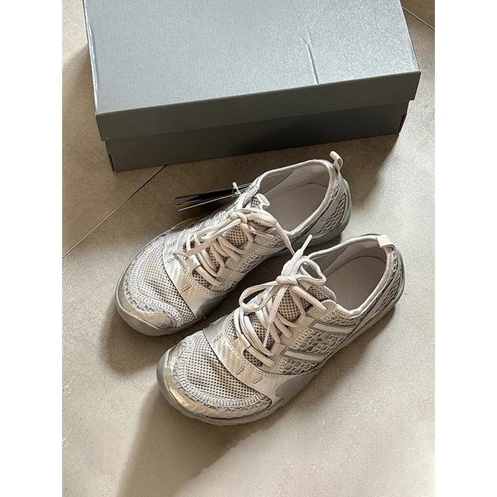 明星同款6厘米内增高女式赤脚鞋2025新款百搭透气运动户外薄底