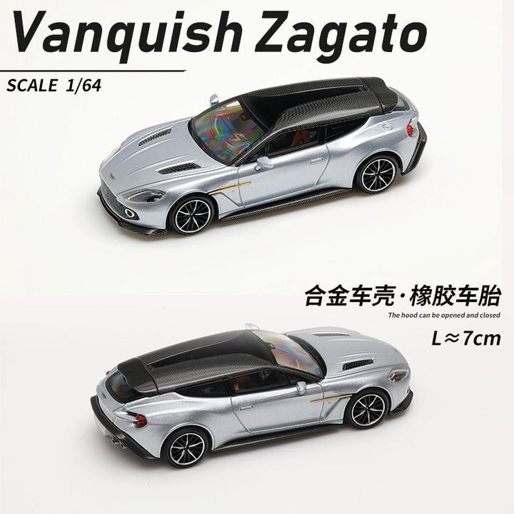 KINGMODEL1：64阿斯顿马丁VanquishZagato猎装版合金汽车模型手办