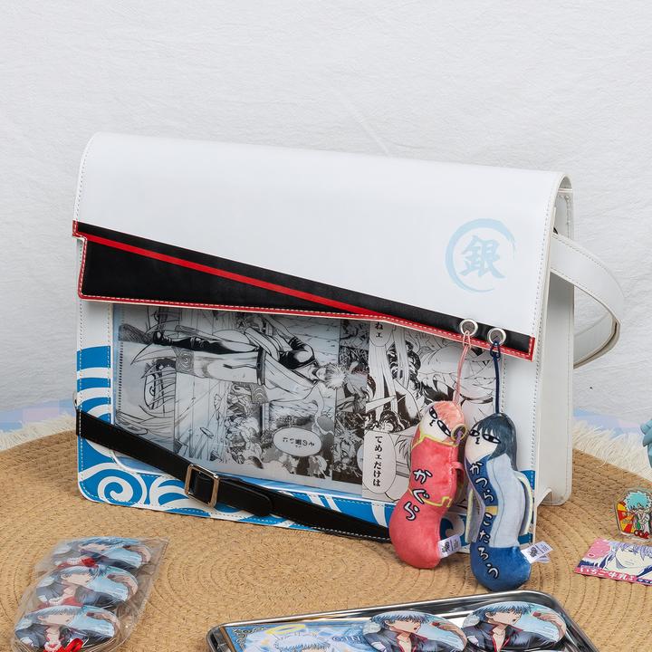 坂田银时属性《万事屋来信》邮差痛包原创设计二次元单肩包斜跨包