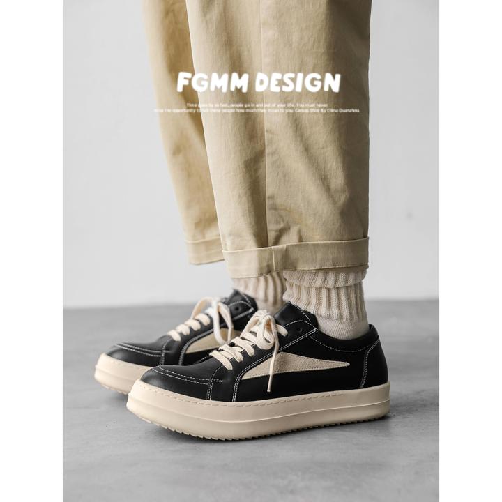 【香港DcSU&Shoes官方正品】鞋男厚底翘头暗黑高街休闲 板鞋男潮