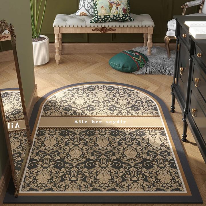 【新疆包邮】硅藻泥入户地垫进垫吸水速干美式拱形口玄关地毯拱门