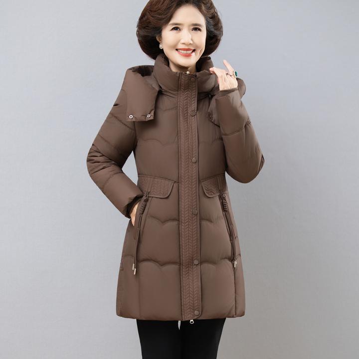 中老年妈妈冬季2025厚棉袄时尚新款棉衣女款大码棉服中长款外套