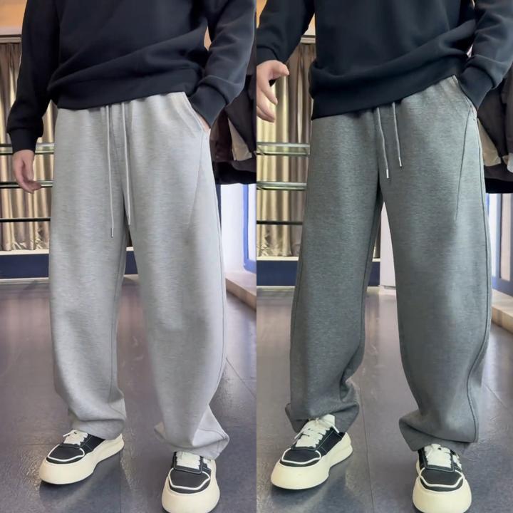 谢森严选【莫代尔肤感卫裤】秋季Q弹舒适百搭慵懒宽松男针织休闲裤