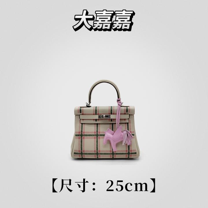 JINGQII【KL/25】白粉绿-进口牛皮 女包 单肩手提包包 30478