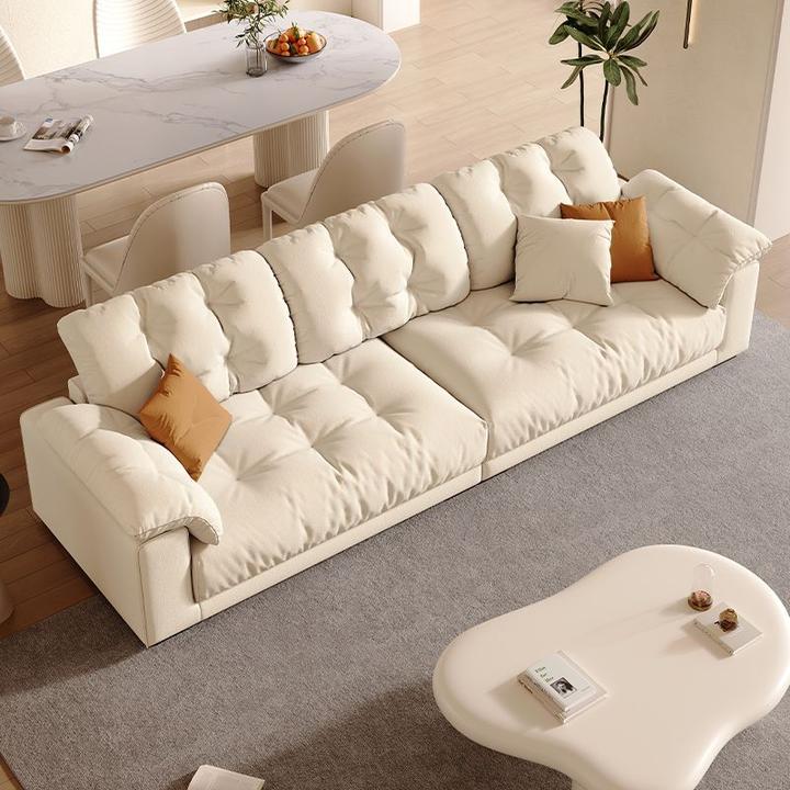 2025年最新款欧亚皇巣奶油云朵沙发客厅小户型现代简约北欧轻奢猫