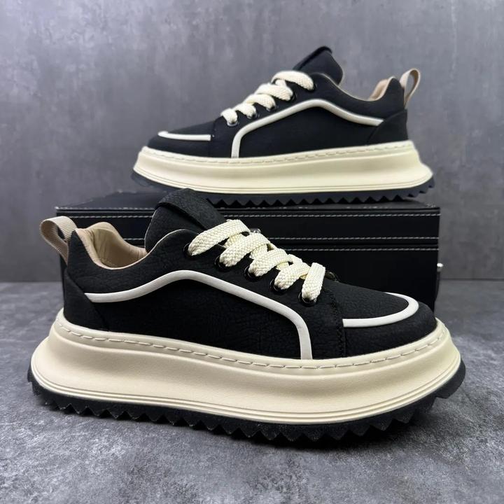 潮牌男鞋2025冬季新款时尚潮流厚底增高休闲鞋男士百搭舒适运动鞋