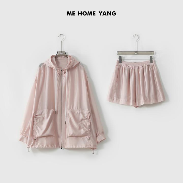 ME【花苞防晒套装】莱赛尔混纺显瘦百搭时尚休闲一手长套装MESS2750