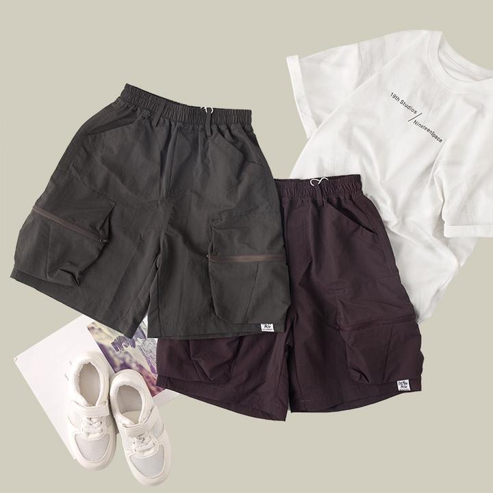 吴小越w1195男童休闲工装短裤男孩新款儿童中大童薄款中裤五分裤