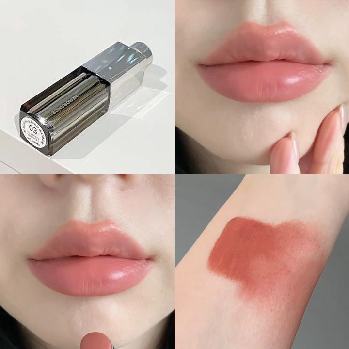 裸门永存！裸色系口红适合素颜不掉色持久不沾杯日常低饱和唇膏