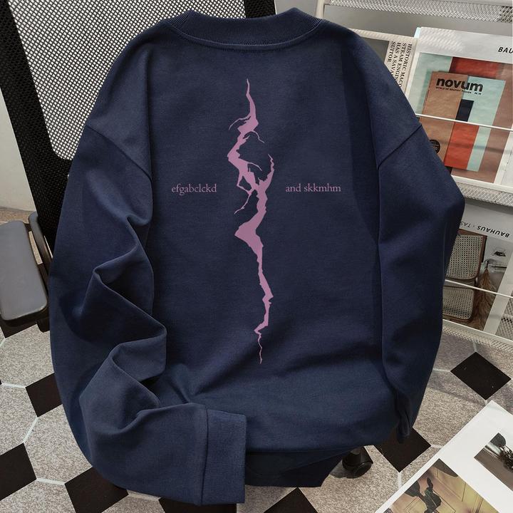 【TQUX港奢男装】美国男式长袖t恤秋季季新款个性高街国民时尚百