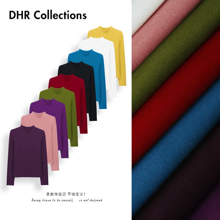 豆豆DD【一件过冬】桑蚕丝发热绒保暖百搭长袖T恤休闲打底衫25DD210