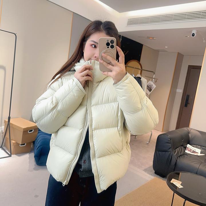 【小雪人】高级感90白鸭绒泡芙羽绒服冬季加厚连帽保暖 YC25111213