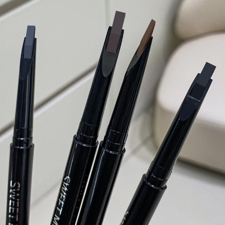 化妆师人手一根的眉笔！砍眉刀眉笔女持久防水不脱色野生眉初学者