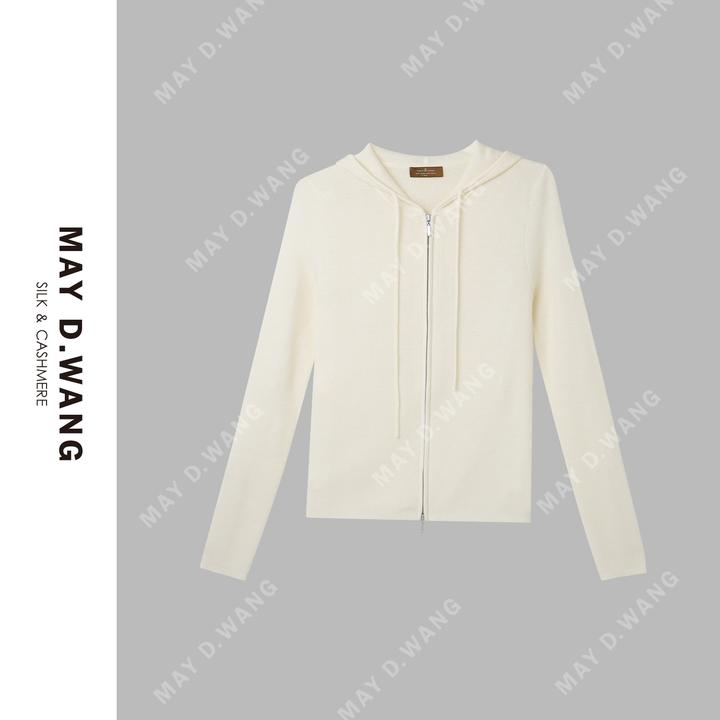 王之造奢品意大利Lp国王礼物超细羊毛连帽上衣 F1F1323