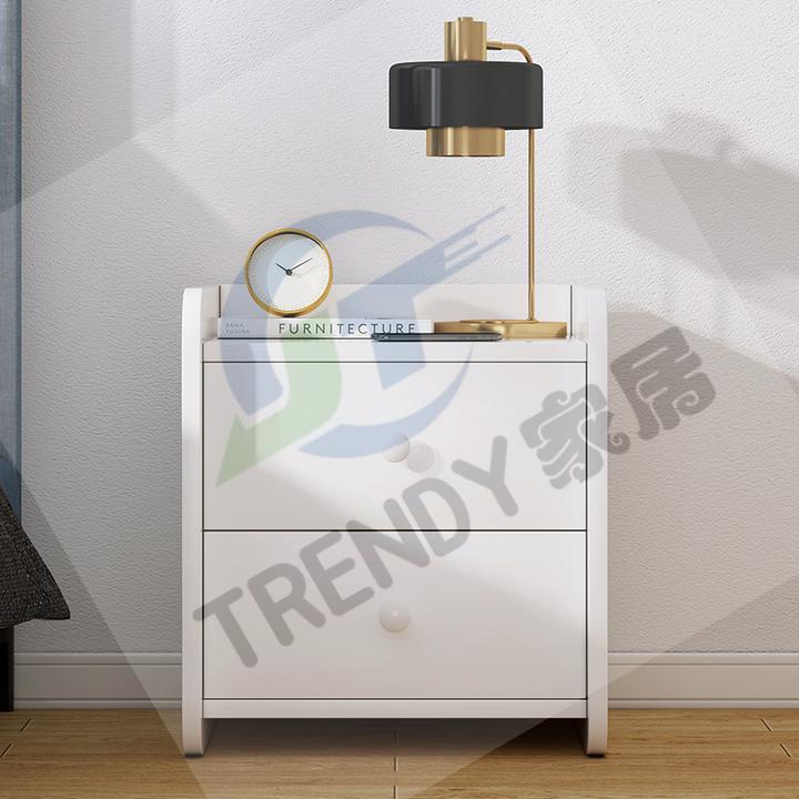 亿家达床头柜简约现代卧室床头置物架简易经济型床边收纳柜储物柜