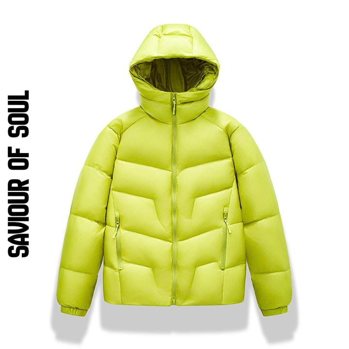 SAVIOUR OF SOUL三防发热抗静电羽绒服男宽松连帽面包服外套2026