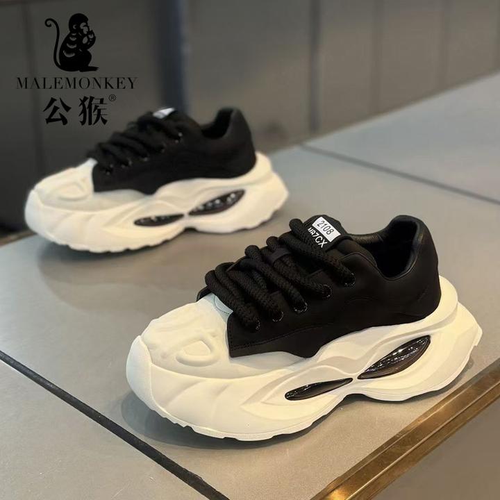 欧伦啄木鸟EUROTUCANO男鞋冬季运动鞋子男款耐磨厚底休闲老爹鞋