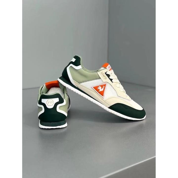 男鞋秋季舒适新款潮流纯色透气网面轻便韩版软底运动休闲阿甘鞋