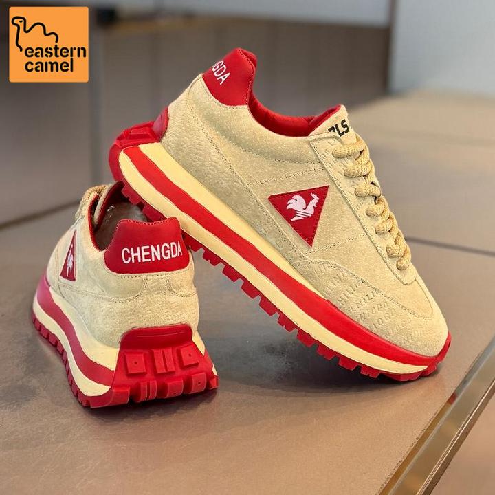 传奇保罗男鞋冬季新款潮流时尚厚底增高百搭老爹鞋运动防滑休闲鞋