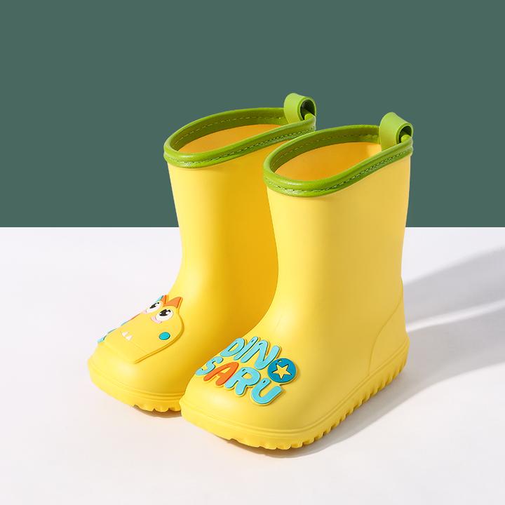 儿童户外雨靴女宝鞋套防水防雨雨鞋冬季小童水鞋男孩胶鞋防滑萌趣