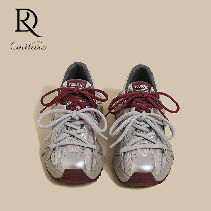 【DR专柜正品】黑色老爹鞋女2025秋冬加绒巴黎重工小个子休闲鞋