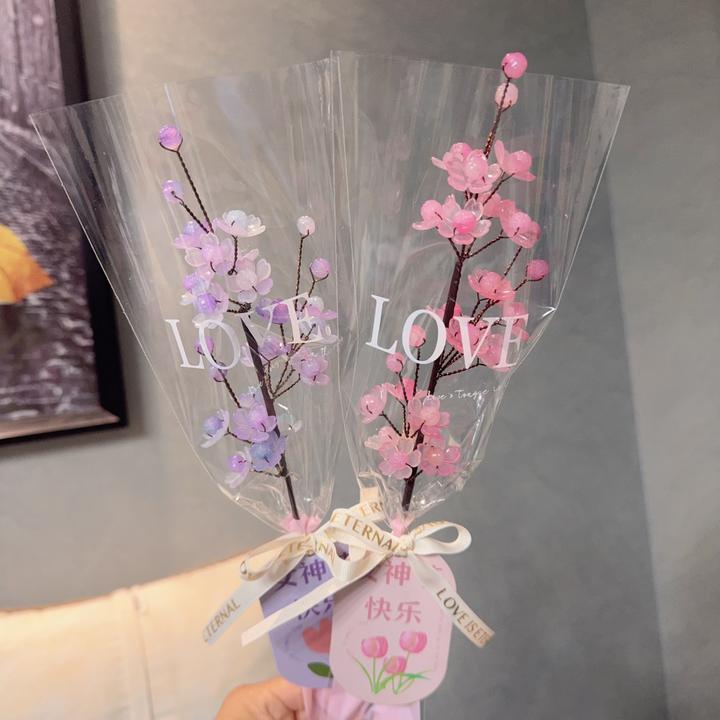 有文精选 浪漫樱花花束材料包热卖品材料