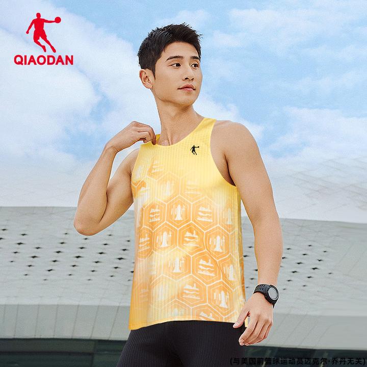 乔丹兰州马拉松背心2025夏季新款专业跑步服无袖速干衣运动T恤