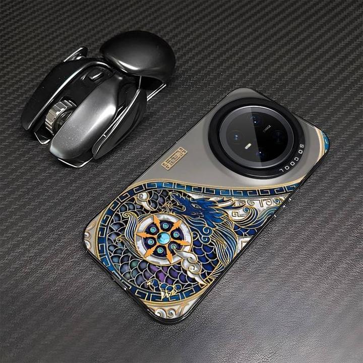 国风蓝龙适用OPPOFindX8ultra手机壳潮酷X8Pro小众X8s+防摔保护套