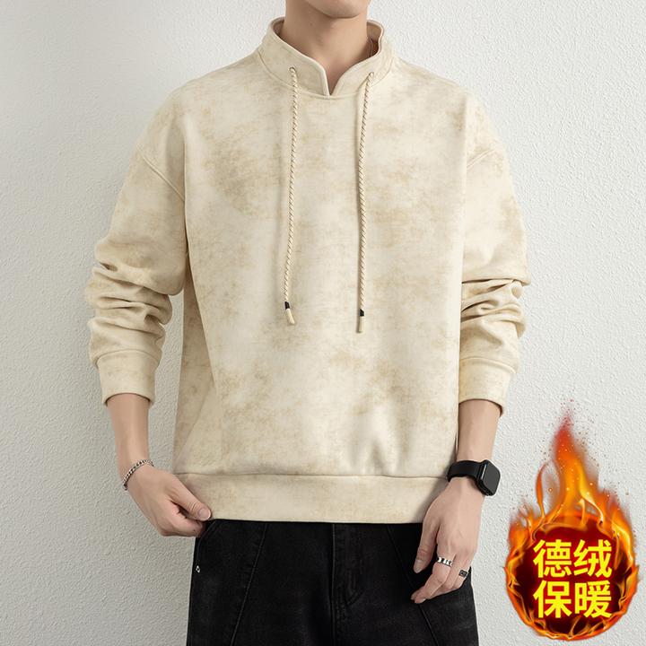 连帽卫衣男士潮牌2025春秋季套头长袖上衣服外穿宽松休闲卫衣男款