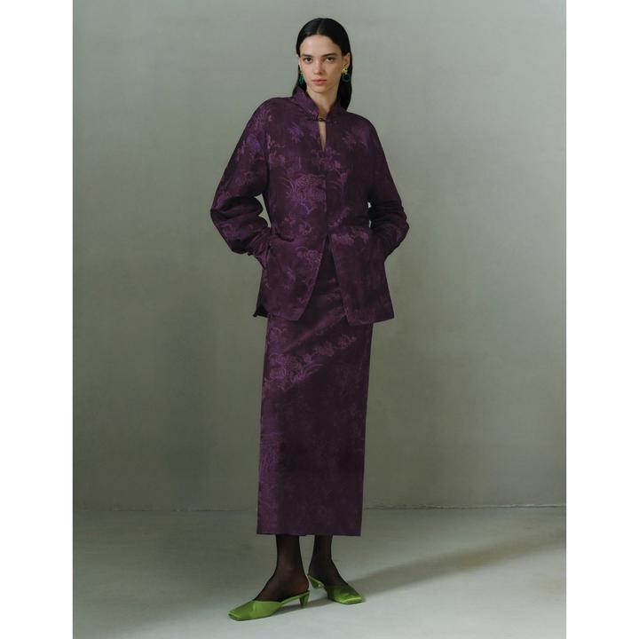 LYNEE【紫气东来】提花国风新中式气质套装LGD2FAW277/LGD2FAW275