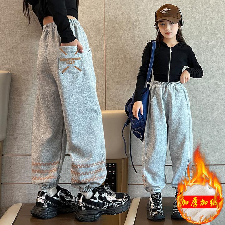 加绒童装儿童女童独特洋气时髦可爱超萌衣服秋款10岁15岁女童卫衣