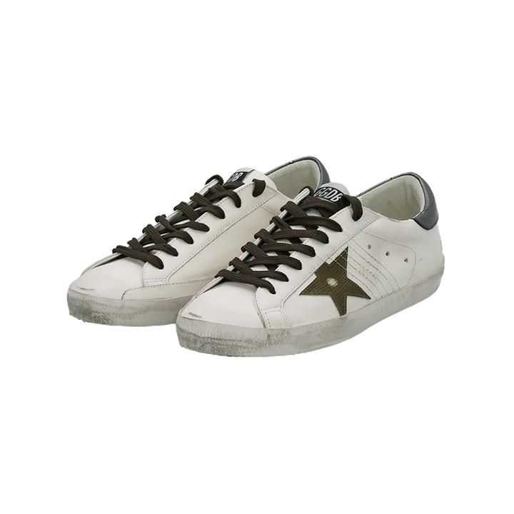 未使用 GOLDEN GOOSE 黄金鹅男士脏脏鞋复古板鞋GMF00101 F007516