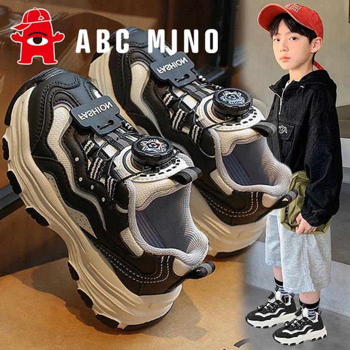 ABC MINO男童鞋2025新款秋季儿童软底运动鞋中大童防滑潮牌老爹鞋