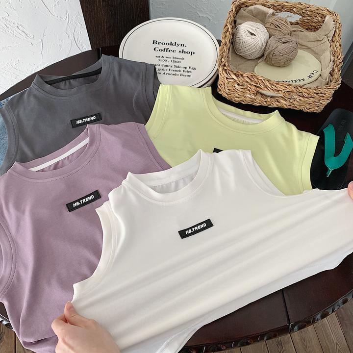 2026夏季新款童装儿童韩版背心男童薄款无袖上衣潮宝宝夏装